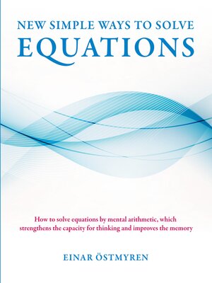 cover image of New simple ways to solve equations